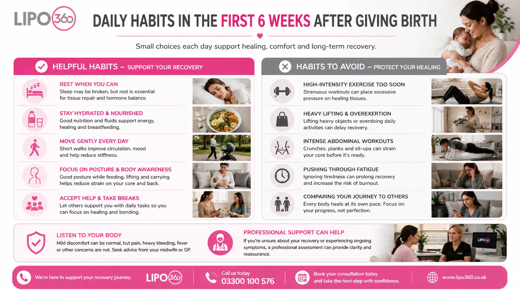 What to Do (and Avoid) in the First 6 Weeks After Giving Birth To Avoid Diastasis Recti 3 First 6 Weeks After Giving Birth To Avoid Diastasis Recti Shoreham-by-Sea : Daily Habits in the First 6 Weeks After Giving Birth